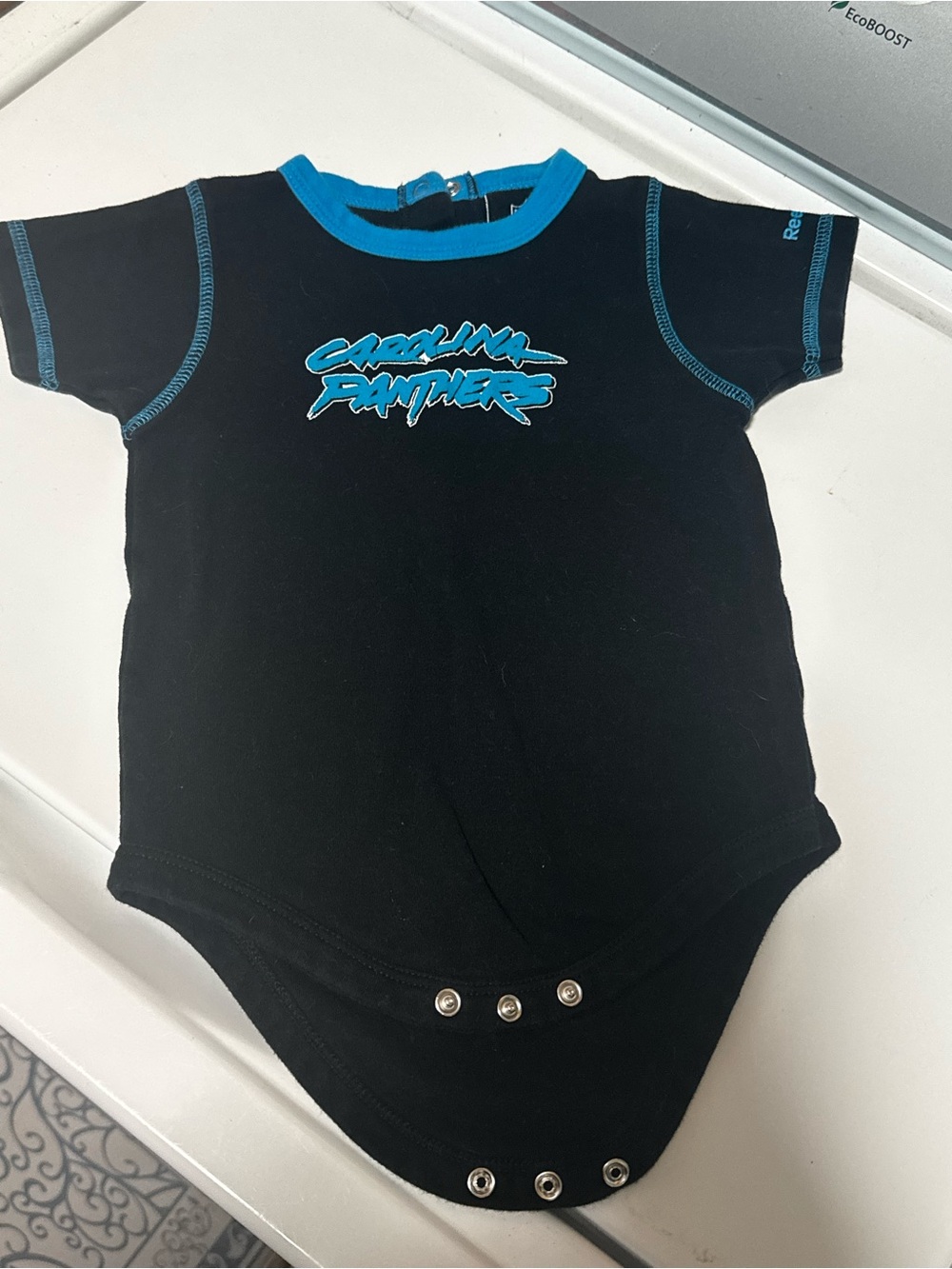 Carolina Panthers / Reebok Onesie / size 24 months